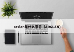 arslan是什么意思（ARSLAN）